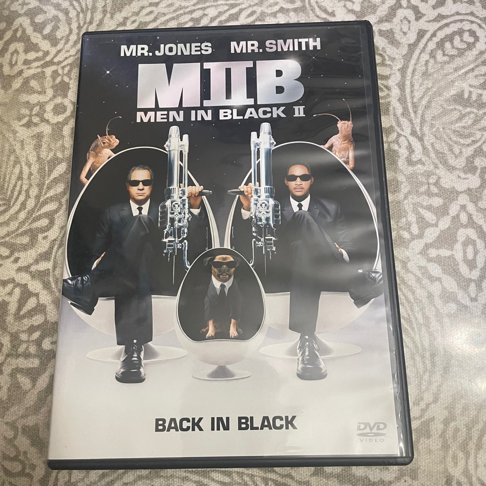 Men In Black II DVD MIB 2 Tommy Lee Jones Will Smith Sci-Fi Action Comedy Widesc